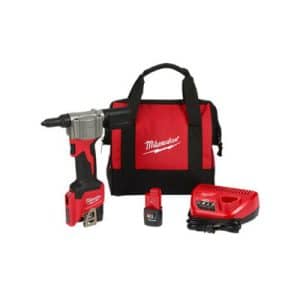 Milwaukee 2550-22 12 Volt Cordless Rivet Tool Kit