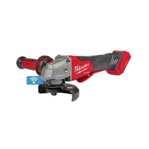 Milwaukee 2882-20 18 Volt M18 4 1/2 Inch / 5 Inch Braking Grinder Paddle Switch No Lock One Key Bare Tool Only