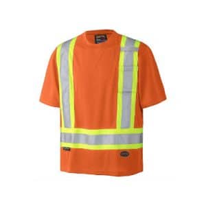 Pioneer 6990 Medium Orange Quick Dry Traffic Safety T Shirt V1051150