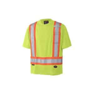 Pioneer 6991 3X-Large Lime Quick Dry Traffic Safety T Shirt V1051160