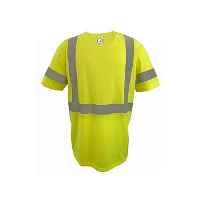 Coolworks TS1103-LYL 2X-Large High Visibility Moisture Wicking T Shirt Lime / Yellow