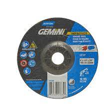 Norton Gemini 6 X 1/4 X 7/8 A24 Aluminum Oxide Depressed Center Grinding Wheel Type 27 66252801865