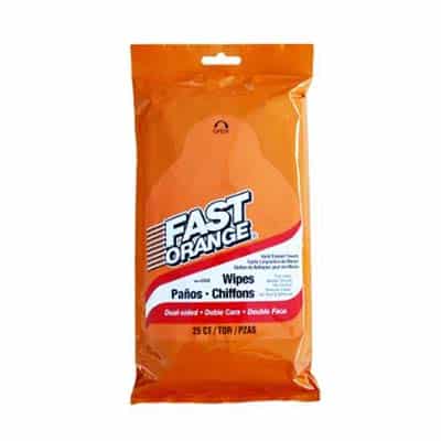 Permatex 25050 Fast Orange Hand Cleaning Wipes 25 Per Pack
