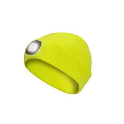 Pioneer 5676 High Visibility Yellow Knit Toque With LED Headlight V4020960