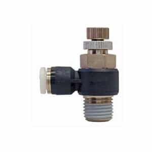 Topring 40.900 5/32 Inch X 1/8 Inch Speed Controllers With Threaded Elbow With Flow Control Valve
