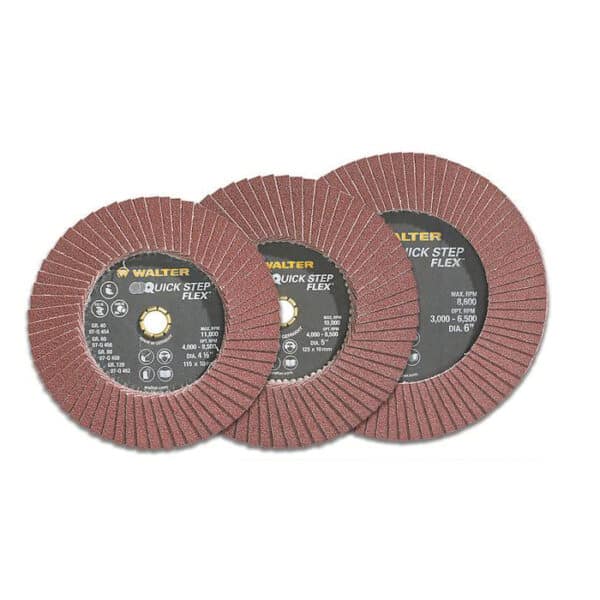 Walter 07-Q 953 Quick-Step 15 Piece Abrasive Trial Pack  4-1/2 inch  5/8-11 Arbor Aluminum Oxide Abrasive