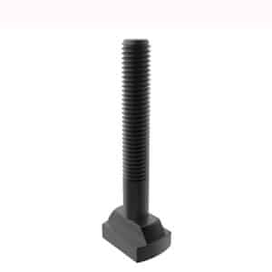 Jergens 44706 1-8 X 8 Inch Black Oxide Steel T-Slot Bolt