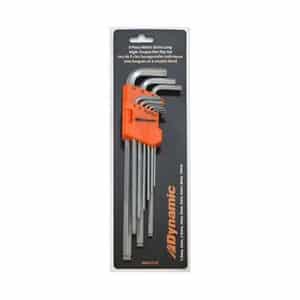 Dynamic D043210 9 Piece Extra Long High Torque Hex Key Set 1.5mm to 10mm