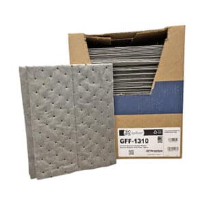 10 Inch X 13 Inch Small Task Heavy Weight Universal Gray Absorbent Pad
