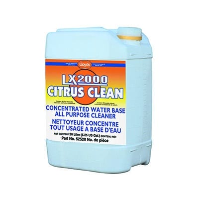 Lloyds 52520 LX2000 20 Liter Pail Citrus Cleaner