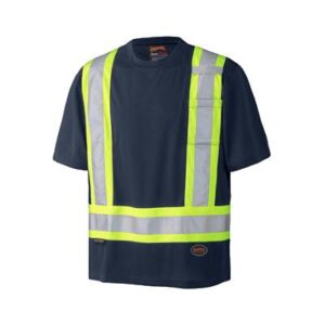 Pioneer 6992N Extra Small Navy Quick Dry Traffic Safety T Shirt V1051180