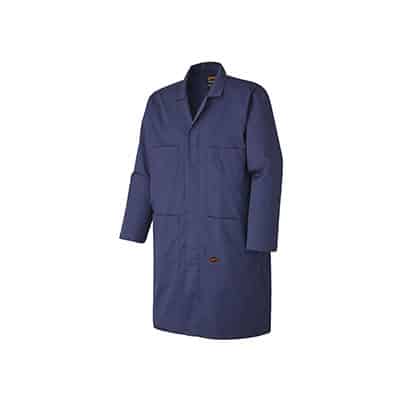 Pioneer 512 Large Anti-Static Navy Blue Poly / Cotton Shop / Lab Coat V2020180-L