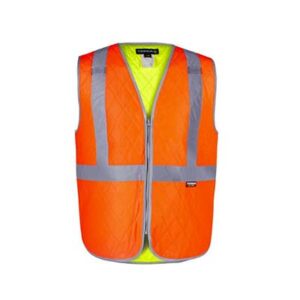 Terra 116621 Medium Orange High Visibility Cooling Vest With Zipper