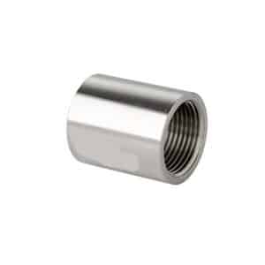 1/8 NPT Female Pipe Coupling 316 Stainless Steel Schedule 40 150 Lb