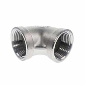 1/8 NPT 90 Degree Female Pipe Elbow 316 Stainless Steel 150 Lb Schedule 40
