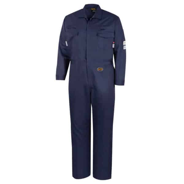 Pioneer 4480 Size 52 Flash-Gard FR Arc-Rated Navy Welding Coveralls V2540490-52