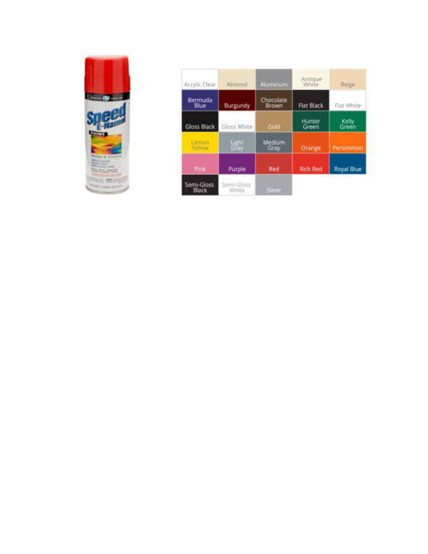 Zynolyte Z407 Gold Speed E-Namel Spray Paint 11oz Aerosol