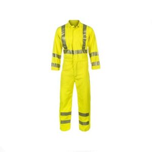Lakeland TSP010L Size Large Westex Flame Resistant High Visibility Coveralls 32 Inch Length