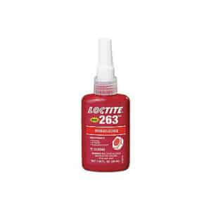 Loctite 263 Red Dual Cure Fluorescent Threadlocker 50 mL 1330585