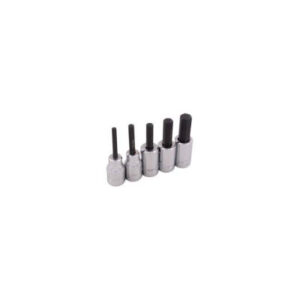 Gray 29605 3/8 Inch Drive 5 Piece Hex Head Standard Chrome Metric Socket Set
