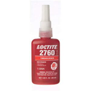 Loctite 2760 High Strength Homogenous Fast Curing Red Threadlocker 50 mL 303440