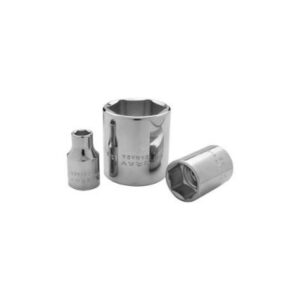 Gray 407 1/2 Inch Drive 6 Point 7/16 Chrome Socket SAE Standard Length