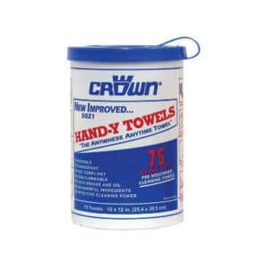 Aervoe 5021 Hand-Y Cleaning Pre-Moistened Towels 75 In A Tub