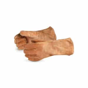 Endura 505BS Deluxe Brown Split Leather Welder's Glove Fully Lined One Size