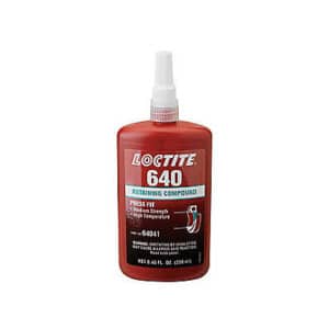 Loctite 64041 640 Medium Strength High Temperature Retaining Compound 250 mL 135521