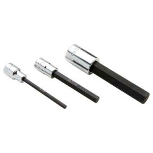 Gray DW10XL 1/2 Inch Drive 5/16 Inch Hex Head SAE Chrome Socket 3.45 Inch Long Bit