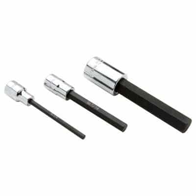 Gray DW20XL 1/2 Inch Drive 5/8 Inch Hex Head SAE Chrome Socket 4 Inch Long Bit