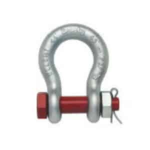 Crosby G-2130 5/16 Forged Bolt Type Anchor Shackle 3/4 Ton WLL Galvanized 1019468