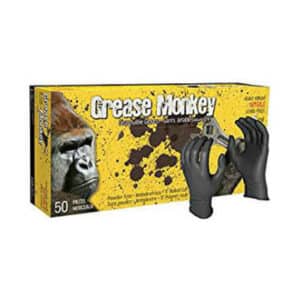Watson Grease Monkey 5555PFM Medium Black Nitrile Powder Free Disposable Glove 8 Mil 50/Box