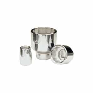 Gray HD44 3/4 Inch Drive 12 Point 1-3/8 Inch SAE Chrome Socket