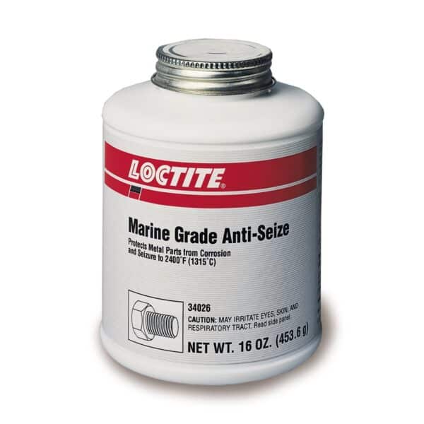 Loctite LB 8023 Marine Grade Anti-Seize 16 Ounce Brush Top 275026