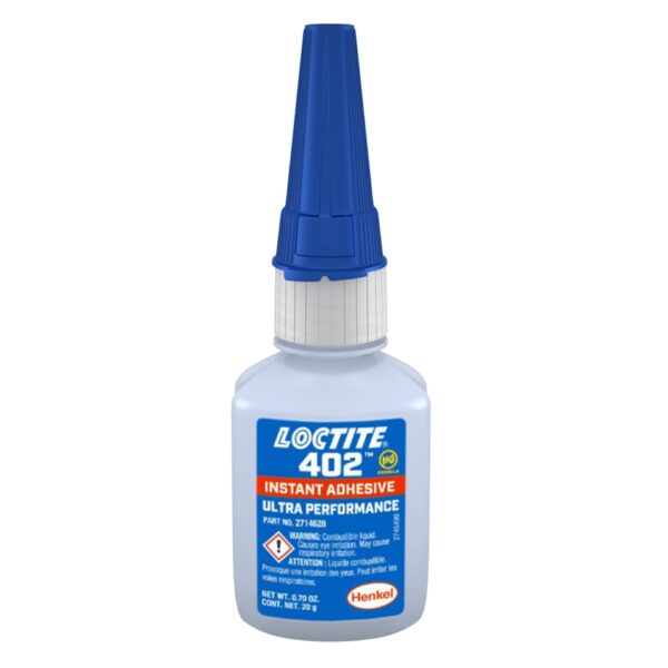 Loctite 402 Fast Setting Instant Adhesive 20 gram Bottle 2714628