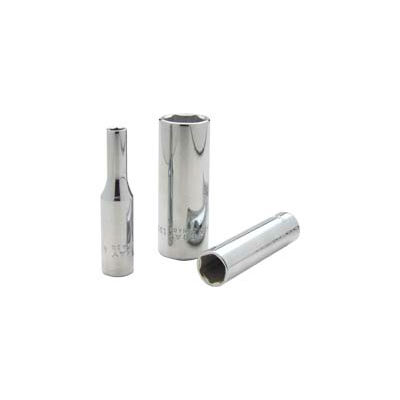 Gray ML613 1/4 Inch Drive 6 Point 13 mm Chrome Deep Socket