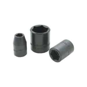 Gray MTP10 3/8 Inch Drive 6 Point 10 mm Black Impact Socket