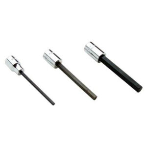 Gray MTW5L 3/8 Inch Drive 5 mm Hex Head Chrome Socket 70 mm Long Bit