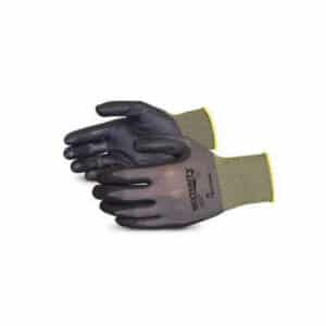 Dexterity S13BFNT Size 9 13 Gauge Black Foam Nitrile Dipped Glove