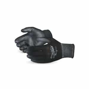 Dexterity S13BPVC Size 9 13 Gauge Nylon With Black Foamed PVC Palm Glove