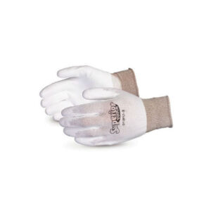 Superior Touch S13PU Size 11 13 Gauge Nylon Knit Task Glove White Polyurethane Palm Coated