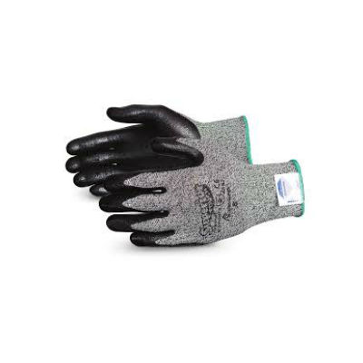 Superior Touch S13SXGBFN Size 10 13 Gauge Cut-Resistant Grey Dyneema Knit Foam Nitrile Palm Glove
