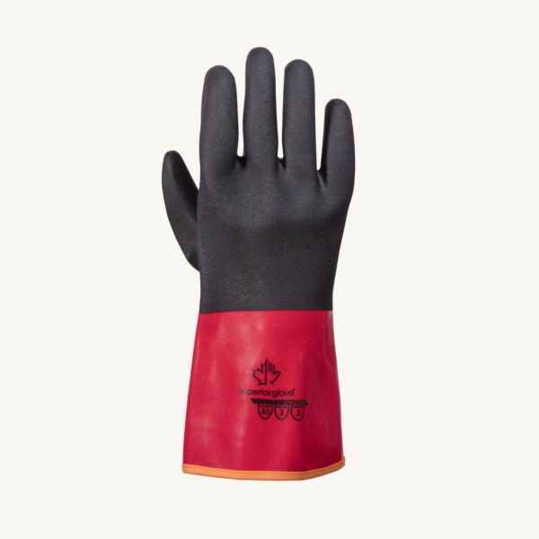 Superior Glove S15KGV30N0 Large Chemical Resistant With Nitrile Coating Gloves With Cut Protection Sz 9