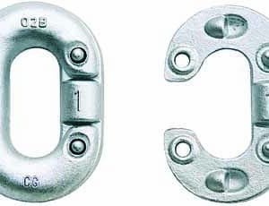 Crosby G-335 3/8 Inch Missing Link Forged Replacement Link Galvanized 1013156