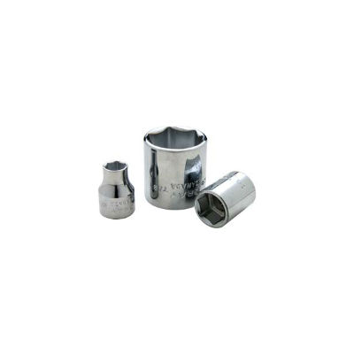 Gray TH28 3/8 Inch Drive 6 Point 7/8 Chrome Standard Length Socket