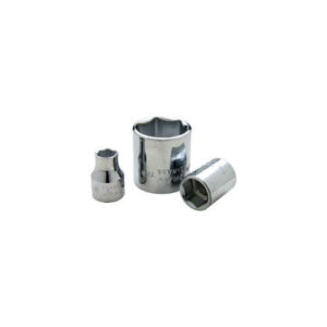 Gray MT15 3/8 Inch Drive 12 Point 15 mm Chrome Socket