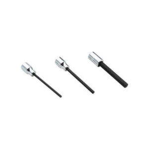 Gray TW12L 3/8 Inch Drive 3/8 Inch Hex Head SAE Chrome Socket 3 Inch Long Bit