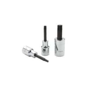 Gray TX645 1/2 Inch Drive T45 TORX Head Chrome Socket