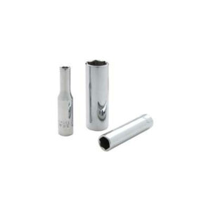 Gray VL8 1/4 Inch Drive 6 Point 1/4 SAE Chrome Deep Socket